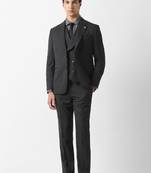 Slim-fit single-breasted three-piece suit