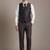 Self design notched lapel slim fit 3 piece suit