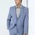 Slim-fit single-breasted two-piece suit