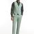 Slim-fit single-breasted three-piece suit