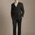 Notched lapel slim fit 2 piece blazer and trousers suits