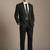 Self design notched lapel slim fit 2 piece blazer and trousers suits