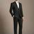 Self design notched lapel slim fit 2 piece blazer and trousers suits