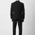 Notched lapel tailored fit 2 piece blazer and trousers suits