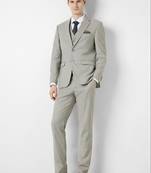Notched lapel slim fit 3 piece suits
