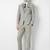 Notched lapel slim fit 3 piece suits