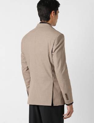 Self design notched lapel slim fit 2 piece blazer and trousers suits 3