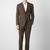 Notched lapel slim fit 2 piece blazer and trousers suits