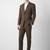 Notched lapel slim fit 2 piece blazer and trousers suits