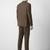 Notched lapel slim fit 2 piece blazer and trousers suits