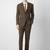 Notched lapel slim fit 2 piece blazer and trousers suits