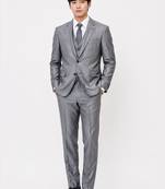 Tailored fit single-breasted three-piece suit