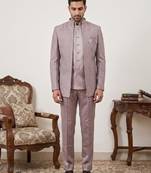 Embroidered three piece suits