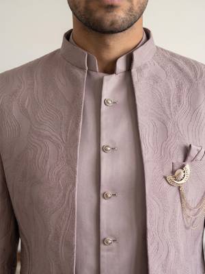 Embroidered three piece suits 2