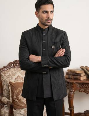 Embroidered three piece suits 2