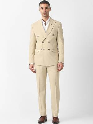 Slim-fit double-breasted two-piece suit 1