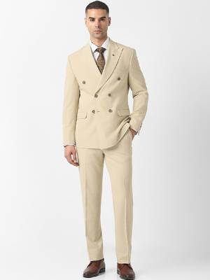 Slim-fit double-breasted two-piece suit 4