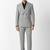 Slim-fit double-breasted two-piece suit