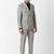 Slim-fit double-breasted two-piece suit