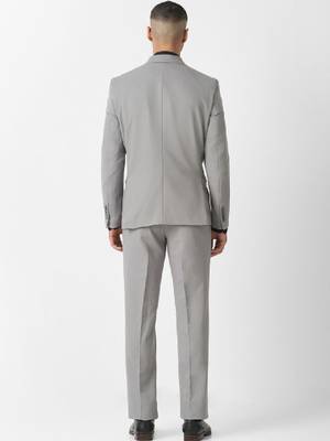 Slim-fit double-breasted two-piece suit 3