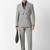 Slim-fit double-breasted two-piece suit