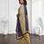 Blue printed cotton blend stitched bandhani print salwar kurta dupatta for women