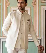 Mandarin collar 3-pieces ethnic suits