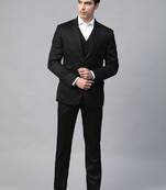 Notched lapel slim-fit single-breasted three-piece suit