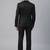 Notched lapel slim-fit single-breasted three-piece suit