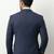 Striped peaked lapel collar double-breasted two-piece suit