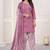 Pink printed cotton blend stitched bandhani print salwar kurta dupatta for women