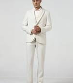 Notched lapel slim fit 3 piece suits