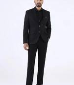 Notched lapel slim fit 3 piece suits
