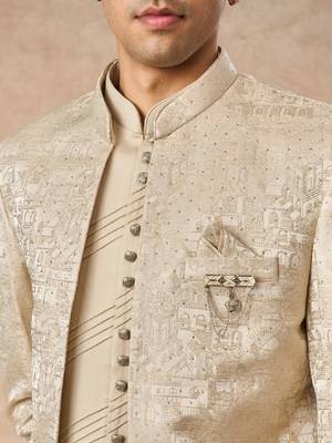 Embroidered 3-pcs jodhpuri suit 2