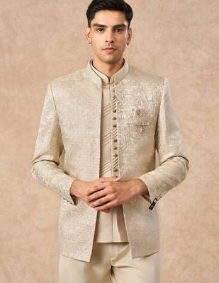 Embroidered 3-pcs jodhpuri suit 3
