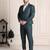 Notched lapel 2 piece blazer & trousers suits