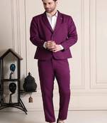 Notched lapel 2 piece blazer & trousers suits