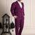 Notched lapel 2 piece blazer & trousers suits