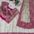 silk blend embroidered work saree with blouse