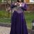 Designer rayon gown with mirror work blouse, gota patti & codi lace 4 layered 12 meter flair ethnic wear set