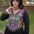 Designer rayon gown with mirror work blouse, gota patti & codi lace 4 layered 12 meter flair ethnic wear set