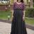 Designer kora cotton embroidered gown with real mirror work  free size