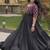 Designer kora cotton embroidered gown with real mirror work  free size