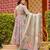 Multicolor floral printed anarkali suit for women
