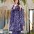Multicolor floral printed anarkali suit for women