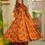 Multicolor floral printed anarkali suit for women