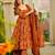 Multicolor floral printed anarkali suit for women