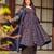 Multicolor floral printed anarkali suit for women