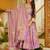 Multicolor floral printed anarkali suit for women