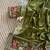silk blend embroidered saree with blouse